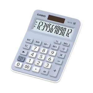 CASIO, Calculadora 12 dígitos (azul)