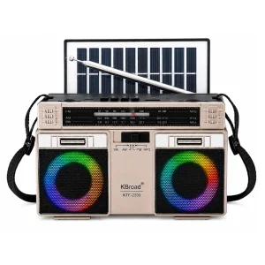 KBroad, Radio Bluetooth Con Panel Solar