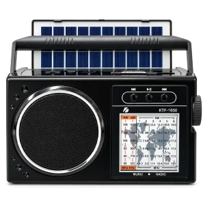 KBroad, Radio Bluetooth 8 Bandas Con Panel Solar