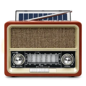 KBroad, Radio Bluetooth 8 Bandas Con Panel Solar