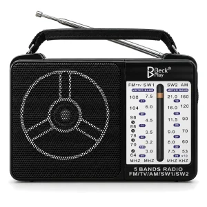 Beck Play, Radio AM FM de Conexion AC y Baterias